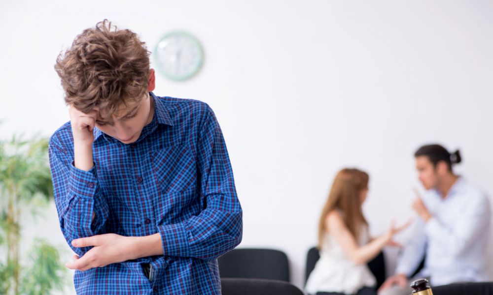 Divorcing family trying to divide child custody