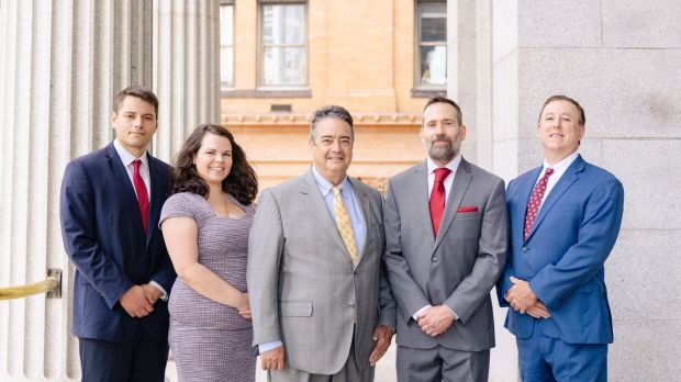 The Montagna Law Office team of Family lawyers and personal injury lawyers group photo in norfolk virginia