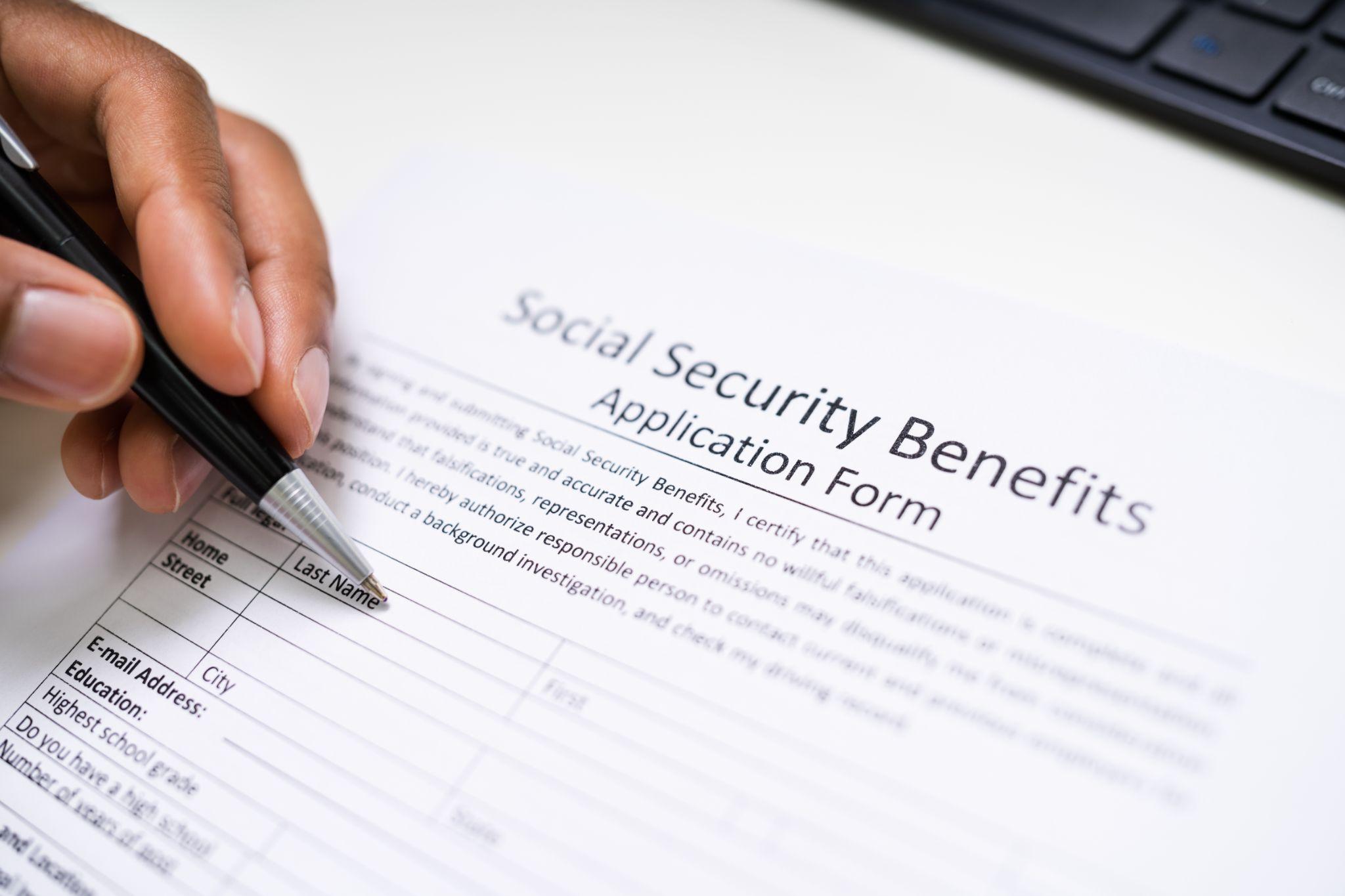 Social Security Benefits Application